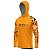 Camisa de Pesca Com Capuz BRK Laranja Camuflada Com UV50+ - Imagem 4