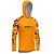 Camisa de Pesca Com Capuz BRK Laranja Camuflada Com UV50+ - Imagem 3