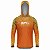 Camisa de Pesca Com Capuz BRK Laranja Camuflado com UV50+ - Imagem 1