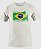 Camiseta Casual Agro BRK Bandeira Brasil Branca em Algodão Egípcio - Imagem 3