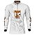 Camisa Motociclismo BRK Big Trail Clean Branca com UV50+ - Imagem 1