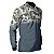 Camisa de Pesca BRK Blue Camo Areia com UV50 + - Imagem 3