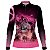 Camisa Agro Feminina BRK Team Roping Rosa UV50+ - Imagem 1