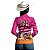 Camisa Agro Feminina BRK Team Roping EUA Rosa UV50+ - Imagem 4