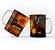 Caneca Porcelana BRK Motoqueiro do Rock 325ml - Imagem 1