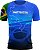 Camiseta Casual BRK Patriota Azul com Proteção UV50 + - Imagem 1