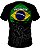 Camiseta Casual BRK Patriota Preta com Proteção UV50+ - Imagem 2