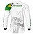Camisa Básica BRK Patriota Bandeira do Brasil Branca com Proteção UV50+ - Imagem 2