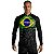 Camisa Básica BRK Patriota Preta Bandeira do Brasil com Proteção UV50+ - Imagem 3