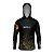 Camisa de Pesca com Capuz Brk Camuflado Preto Brasil com Proteção UV50+ - Imagem 1