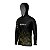 Camisa de Pesca com Capuz Brk Camuflado Preto Brasil com Proteção UV50+ - Imagem 3