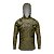 Camisa de Pesca com Capuz Brk Camuflado Verde com Proteção UV50+ - Imagem 1