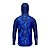 Camisa de Pesca com Capuz Brk Camuflado Azul com Proteção UV50+ - Imagem 2