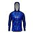 Camisa de Pesca com Capuz Brk Camuflado Azul com Proteção UV50+ - Imagem 1
