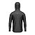 Camisa de Pesca com Capuz Brk Mescla Cinza com Proteção UV50+ - Imagem 2