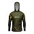Camisa de Pesca com Capuz Brk Camuflado Verde Brasil com Proteção UV50+ - Imagem 1