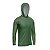 Camisa de Pesca BRK com Capuz Clean Verde Oliva com Proteção UV+ - Imagem 3