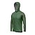 Camisa de Pesca BRK com Capuz Clean Verde Oliva com Proteção UV+ - Imagem 4