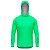 Camisa de Pesca BRK com Capuz Clean Verde Menta com Proteção UV50+ - Imagem 1