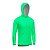 Camisa de Pesca BRK com Capuz Clean Verde Menta com Proteção UV50+ - Imagem 3