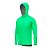Camisa de Pesca BRK com Capuz Clean Verde Menta com Proteção UV50+ - Imagem 4