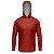 Camisa de Pesca BRK com Capuz Clean Vermelho com Proteção UV50+ - Imagem 1