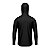 Camisa de Pesca BRK com Capuz Clean Preto com Proteção UV50+ - Imagem 2
