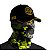 Bandana Tubeneck Verde Fluorescente Camuflado BRK com  UV50+ - Imagem 2