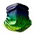 Bandana Balaclava Tubeneck Brk Mahi Mahi Bi Color com UV50+ - Imagem 1