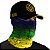 Bandana Balaclava Tubeneck Brk Mahi Mahi Verde Tri Color com UV50+ - Imagem 2