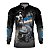 Camisa de Caminhão BRK para Caminhoneiro Dirigido por Mim, Guiado por Deus com Proteção Solar UV50+ - Imagem 1