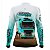 Camisa de Caminhão BRK Aqui Tem Pressão Branca e Ciano com UV50+ - Imagem 2
