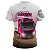 Camiseta de Caminhão BRK Aqui Tem Pressão Branca e Rosa com UV50+ - Imagem 2