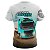 Camiseta de Caminhão BRK Aqui Tem Pressão Branca e Ciano com UV50+ - Imagem 2