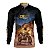 Camisa Brk Motociclismo CB300F Twister Dourada com Proteção UV50+ - Imagem 1