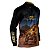 Camisa Brk Motociclismo CB300F Twister Dourada com Proteção UV50+ - Imagem 3