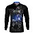 Camisa Brk Motociclismo XTZ 250 Azul Proteção UV50+ - Imagem 1
