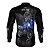 Camisa Brk Motociclismo XTZ 250 Azul Proteção UV50+ - Imagem 2