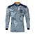 Camisa Motociclista Brk Route 66 Azul com UV50+ - Imagem 1