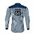 Camisa Motociclista Brk Route 66 Azul com UV50+ - Imagem 2