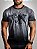 Camiseta Casual Brk Motociclismo Rosa dos Ventos Cinza com UV 50+ - Imagem 1