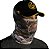 Bandana Black Mask Brk Camuflada Textura Tronco Árvore Com Proteção UV50+ - Imagem 1