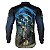 Camisa Agro Brk Rodeio Brasil Azul com Proteção Solar UV  50+ - Imagem 2