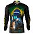 Camisa Agro BRK Preta Trator Azul com UV50 + - Imagem 1