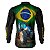 Camisa Agro BRK Preta Trator Azul com UV50 + - Imagem 2