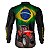 Camisa Agro BRK Trator Vermelho Brasil com UV50 + - Imagem 2