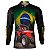 Camisa Agro BRK Trator Vermelho Brasil com UV50 + - Imagem 1