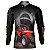Camisa Agro BRK Preta Trator Vermelho Brasil com UV50 + - Imagem 1