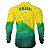 Camisa Agro BRK  Amarelo Verde Brasil com UV50 + - Imagem 2