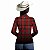 Camisa Country BRK Feminina Xadrez Vermelho com UV50 + - Imagem 4